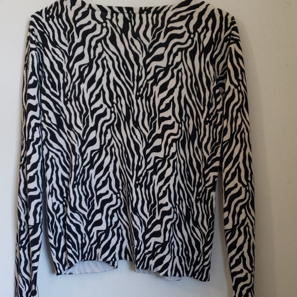 Zebra print cardigan - Picture 4 of 4